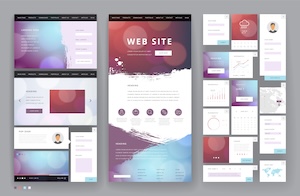 template website design